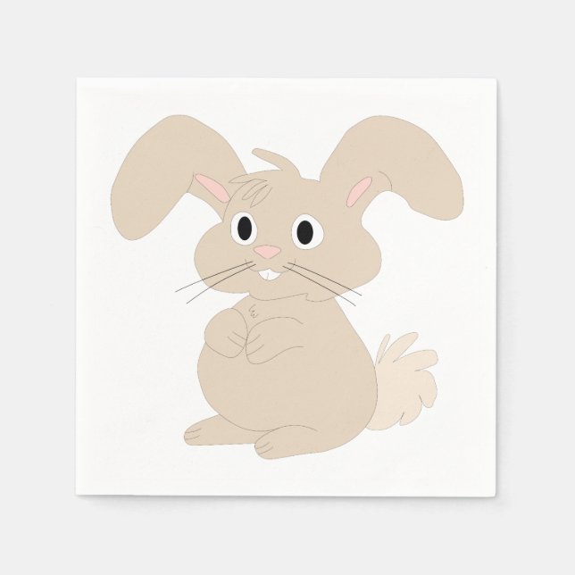 Påskhare Pappersservett (Framsidan)