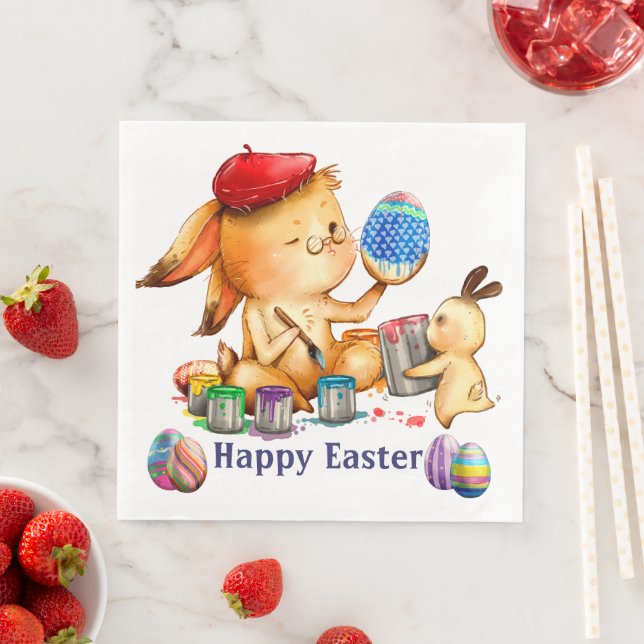 Påskhare Pappra middagslöjor Pappersservett (Insitu)