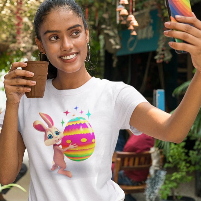 Påskhare Påskägg Glad påsk Egg Hunt Cute T Shirt (Skapare uppladdad)