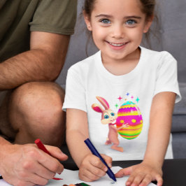 Påskhare Påskägg Glad påsk Egg Hunt Cute T Shirt