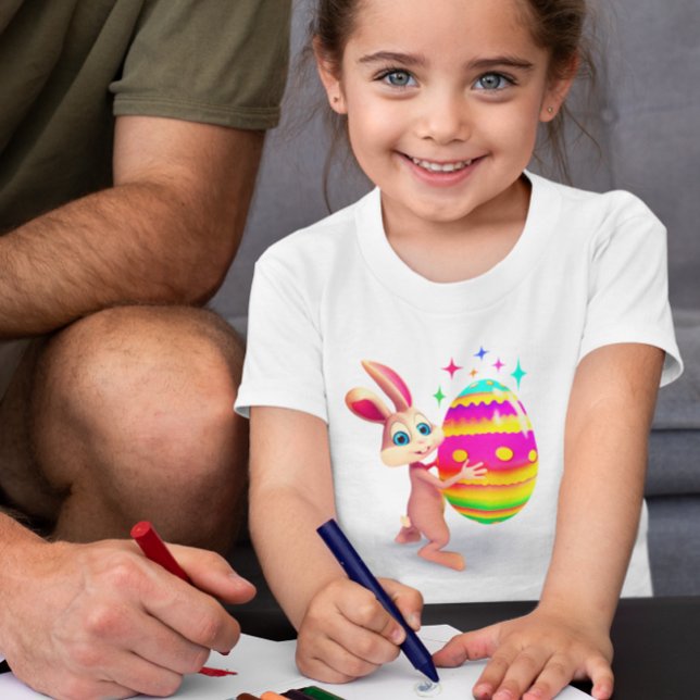 Påskhare Påskägg Glad påsk Egg Hunt Cute T Shirt (Skapare uppladdad)