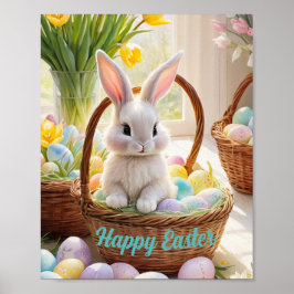 Påskhare, Påskhare, Whimsical Woodland Poster