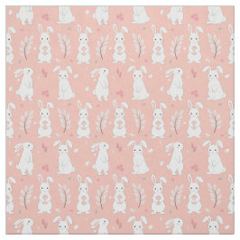 Påskhare Pastel Rosa Fabric Tyg