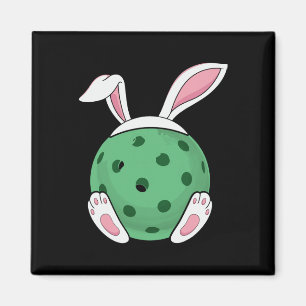 Påskhare Pickleball - Roligt Påsk Pickle Boll R Magnet