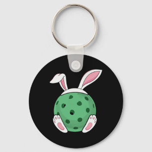 Påskhare Pickleball - Roligt Påsk Pickle Boll R Nyckelring