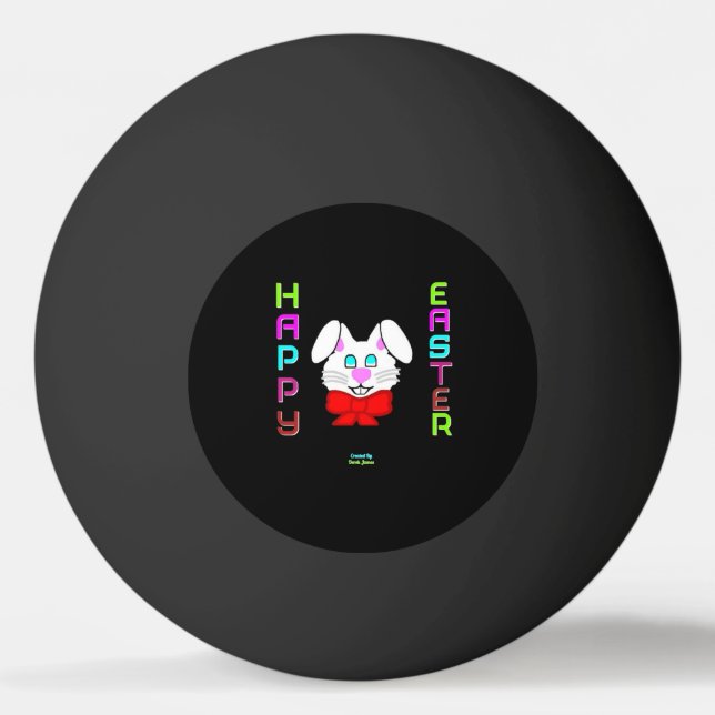 Påskhare Ping Pong Boll (Framsidan)