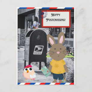 Påskhare Postcross-vykort Vykort