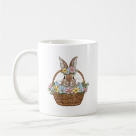 Påskhare Rabbit i Påsk Basket Kaffemugg