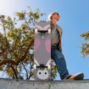 Påskhare Rabbit Mini Skateboard Bräda 18,5 Cm