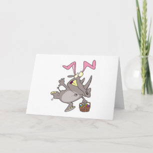 påskhare rhino helgkort