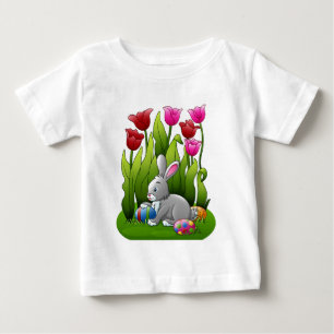 Påskhare som Gömmer Påskägg i Röda tupplur T Shirt