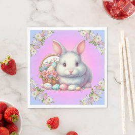 Påskhare Söt Pastel Pappersservett