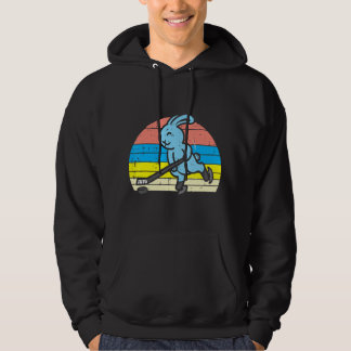 Påskhare Spela ishockey Retro Sports Manar W Hoodie