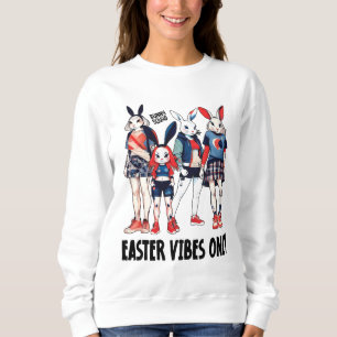 Påskhare Squad Trendig Streetwear Sweatshirt T Shirt