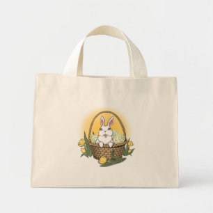 Påskhare Tote Bag Påskhare Shopping bag Mini Tygkasse
