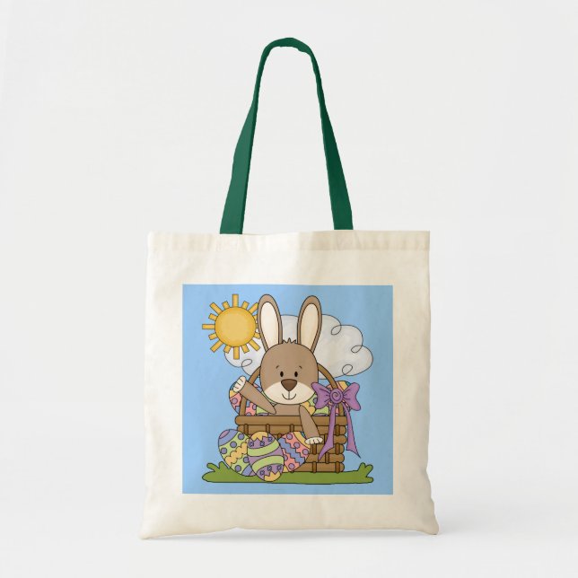 Påskhare Tote Bag Tygkasse (Framsidan)