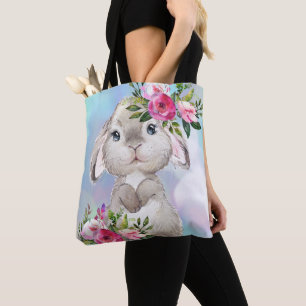 Påskhare Tote Bag Tygkasse