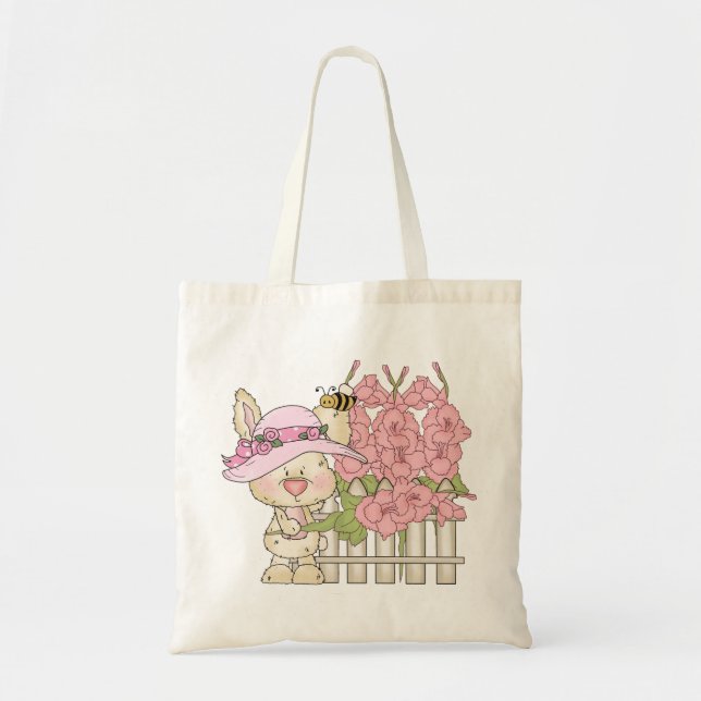 Påskhare Tote Bag Tygkasse (Framsidan)