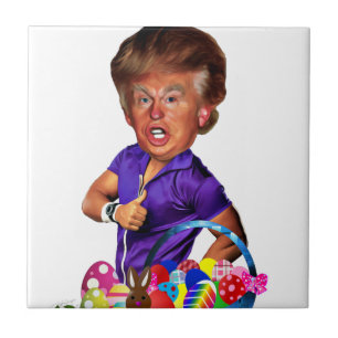 påskhare trump kakelplatta
