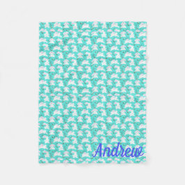 Påskhare Ull Lap Blanket för rullstol Fleecefilt