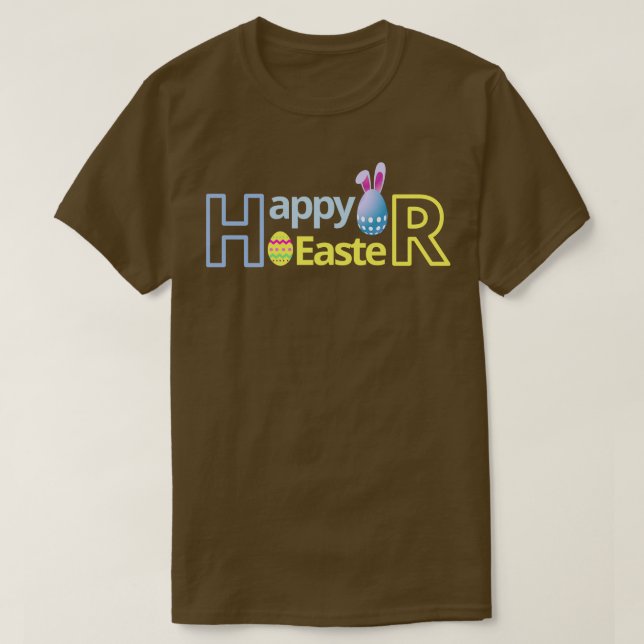 Påskhare Vackert Påskägg T Shirt (Design framsida)