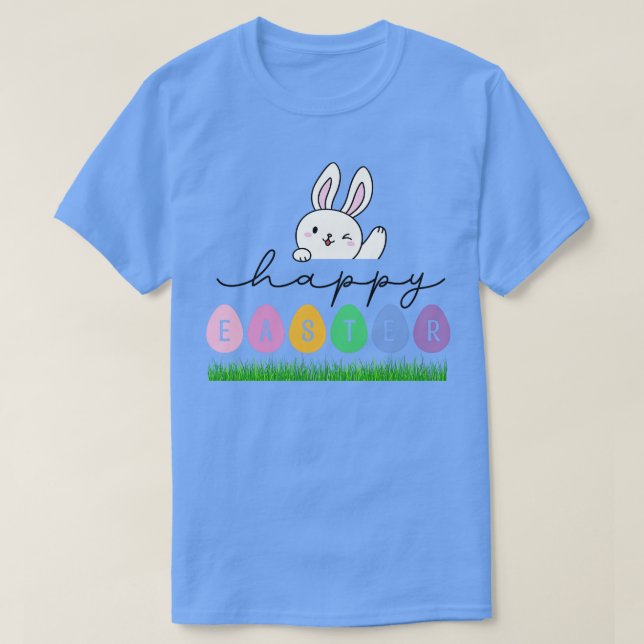 Påskhare vackra Påskägg T Shirt (Design framsida)