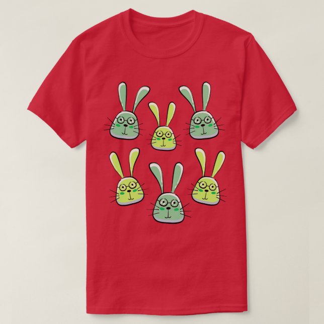 Påskhare Vackra Påskäggen Glad påsk Bu T Shirt (Design framsida)