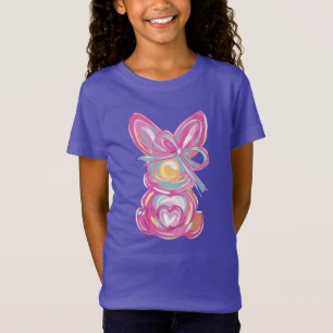 Påskhare Vattenfärg Pastellfärgad pensel T Shirt