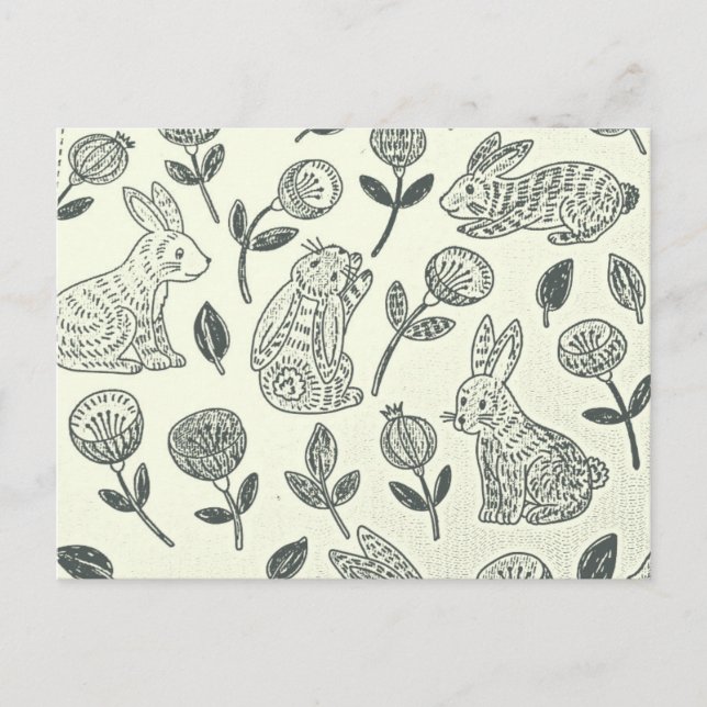 PÅSKHARE VYKORT (Framsida)