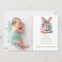 Påskhare WildblommGirl Boy Baby Shower