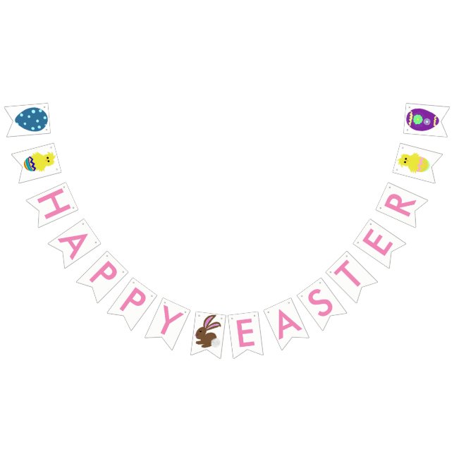 Påskharechickägg som Bunting banret Vimplar (Alla)
