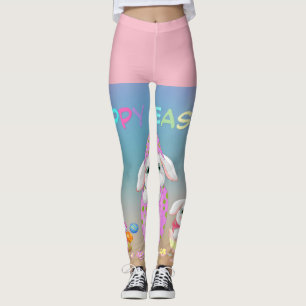 Påskharedamasker Leggings