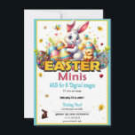 Påskharen & Ägg Fotografering Minis Mini Flyer  Inbjudningar<br><div class="desc">Fyll i med din information.</div>