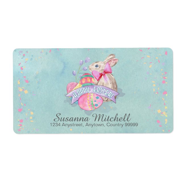 Påskharen, Ägg och Konfetti ID377 Fraktsedel (Framsidan)