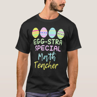 Påskharen Äggstra Speciella Matematiklärar Kaniner T Shirt
