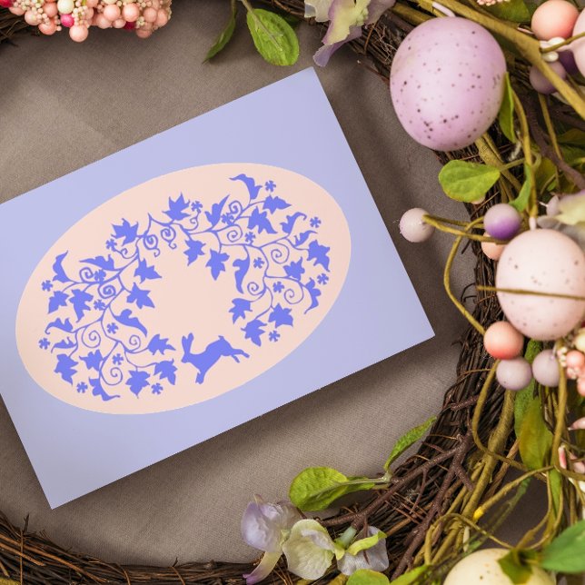 Påskharen är här  kort (Skapare uppladdad)