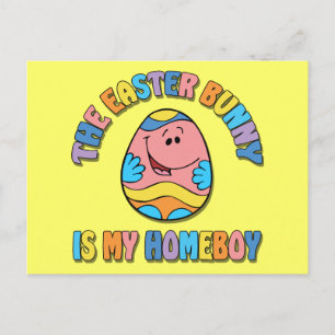 Påskharen är min Homeboy Helg Vykort