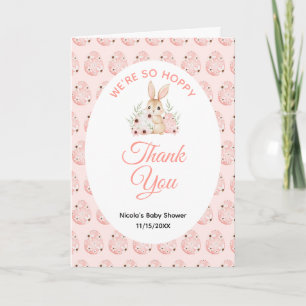 Påskharen Baby Shower Tack Kort