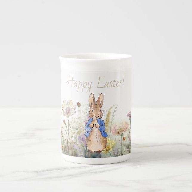 Påskharen Benporslin Mugg (Framsidan)