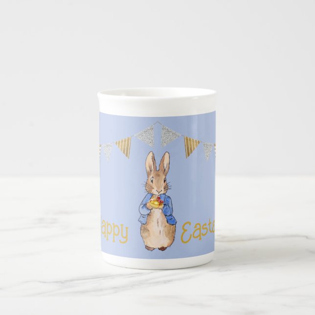 Påskharen Benporslin Mugg (Framsidan)