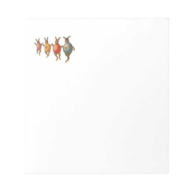 Påskharen Dansande Ägg Anteckningsblock (Framsida)