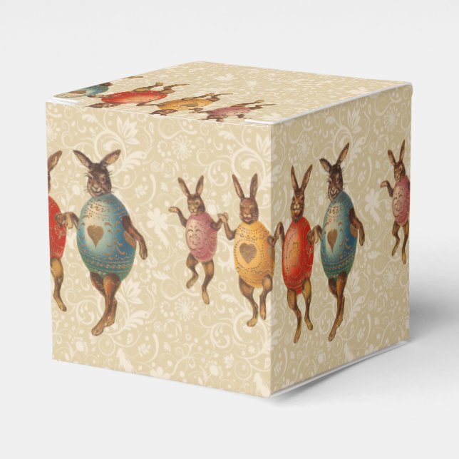 Påskharen Dansande Ägg Presentaskar (Framsidan Sidan)