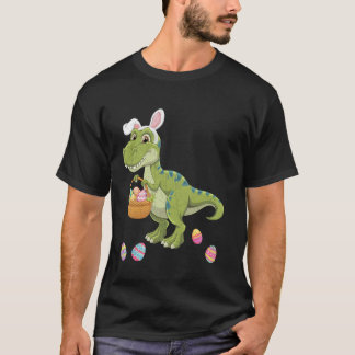Påskharen Dinosaurie TRex Barn Pojkar Småbarn T Shirt