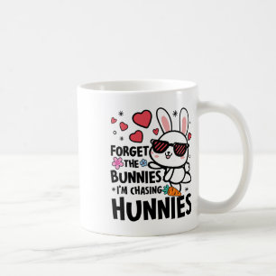 Påskharen glömde kaninerna jag jagar Hunnie Kaffemugg