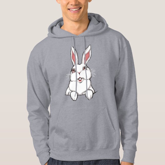 Påskharen Hoodie Påskfickan Hare Hoodie (Framsida)