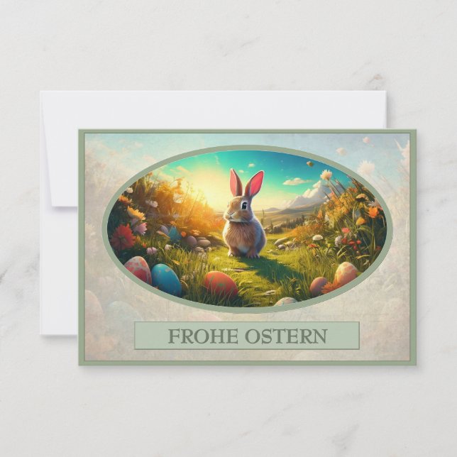 Påskharen i vårens förtrollning (Framsida)