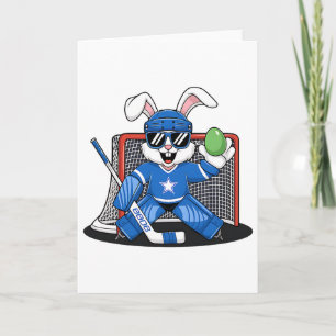 Påskharen Ishockey Målvakt Män Pojkar Barn Småbarn Kort