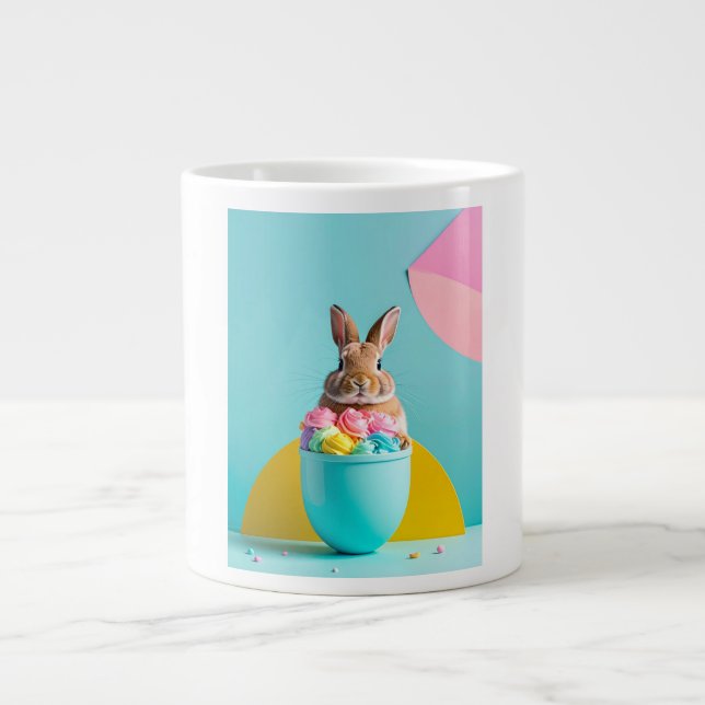 påskharen jumbo mugg (Framsidan)