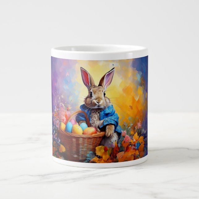 Påskharen  jumbo mugg (Framsidan)