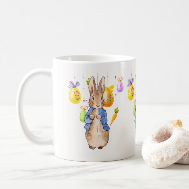 Påskharen Kaffemugg (Med munk)